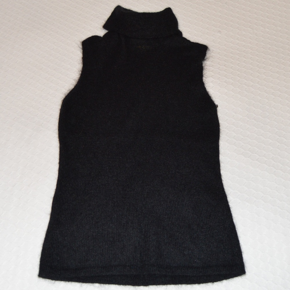 Brooks Brothers kid mohair and wool turleneck tank